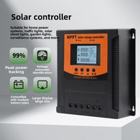 Contrôleur solaire MPPT 12V/24V/36V/48V Adaptatif 60A-100A, contrôleur photovoltaïque, modèle Kan, fabricant chinois