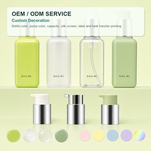 Botella de Loción Cuadrada Ecológica PET <span class=keywords><strong>PCR</strong></span> de 120ml 150ml con Bomba Dosificadora para Cosméticos, Champú, Cuidado de la Piel, Proveedor OEM, Marca SHUMI, Reciclada - Product Image 6
