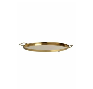 <b>Gold</b> Plated Finishing Aluminium Metal <b>Tray</b> for Tabletop Decorative Durable Quality Metal <b>Serving</b> <b>Tray</b> - Product Image 4