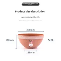 Pot Bunga Plastik Imitasi Keramik Model Samit Langsung dari Pabrik, Pot Clematis Silinder Tinggi Gaya Nordik, Pot Besar