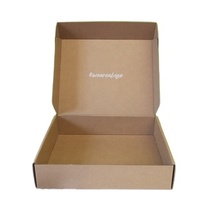 Logotipo personalizado Impreso Correo Ecológico E Flauta Cartón corrugado Cartones de papel Embalaje grande Envío Caja de correo