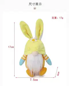 Bán buôn dễ thương phục sinh và Faceless ELF búp bê phụ kiện Bunny và ELF búp bê mũ cho Giáng sinh