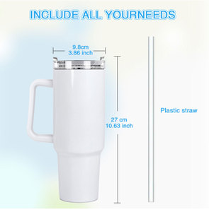 2024 Hot Selling New Odm Custom Travel <strong>40</strong> <strong>Oz</strong> Insulated Stainless Steel 40oz Tumbler Cup With Handle Straw Lid - Product Image 3
