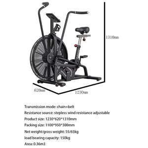 Vélo <span class=keywords><strong>d</strong></span>'exercice <span class=keywords><strong>d</strong></span>'intérieur pour salle de sport, Crossfit, Assault Air Bike pour club commercial - Product Image 3