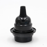 Ensemble de cordon de lampe avec interrupteur, prise polarisée américaine à 2 broches, couleur rouge, noir, blanc, 6,5 pieds, douille E26