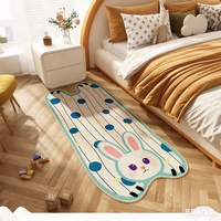 Tapis irréguliers modernes de haute qualité fabriqués à la machine pour la décoration intérieure, tapis personnalisés imprimés avec un motif d'ours, tapis de chambre à coucher doux, tapis d'anime et de dessin animé
