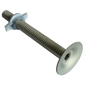 Pied de support réglable en acier galvanisé pour <span class=keywords><strong>échafaudage</strong></span> <span class=keywords><strong>Layher</strong></span> avec écrou de construction - Product Image 2