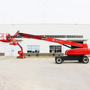 รถกระเช้าบูมลิฟท์ 18 เมตร ความสูงทำงาน 7500 กก. แบบล้อ สำหรับงานที่สูง - Product Image 1