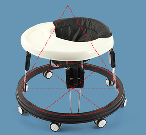 Chaise à bascule pour bébé, <span class=keywords><strong>tablette</strong></span> pour bébé de 6 à 9 à 18 mois, marchette anti-roulis polyvalente <span class=keywords><strong>avec</strong></span> musique - Product Image 4