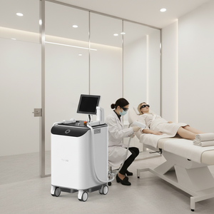 Máquina de depilación láser de pulso largo indolora 2026 2 Waves 808nm 1064nm para todo tipo de piel, estilo estacionario, con cepillo limpiador facial - Product Image 1