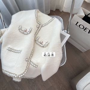 2024 Mùa Xuân Mới Đến Dài Tay Áo Cardigan Duy Nhất Ngực Thời Trang Phụ Nữ Thanh Lịch Cổ Điển Áo Len Áo - Product Image 3