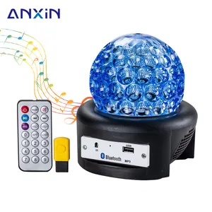 Blueteeth Magic Ball Party Lights 6 Colors Rotating LED Disco Stage DJ Lights Crystal Magic Light of Disco Ball