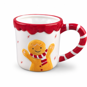 <span class=keywords><strong>Taza</strong></span> de Cerámica Personalizada con Diseño de Hombre de Jengibre Navideño, 16 oz, <span class=keywords><strong>para</strong></span> Sublimación, Regalo Navideño - Product Image 2