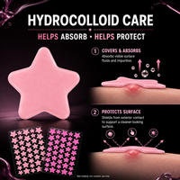 Patchs Hydrocolloïdes Holographiques 40 Points Starface pour l'Acné, Marque Privée, OEM, Hypoallergéniques, Doux, pour le Visage