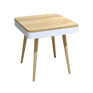 Koble Neuer Moderner Holz-Smart-Lautsprecher Couchtisch 10W Kabelloses Laden Ergonomisches Originaldesign CE-Zertifiziert Wohnmöbel - Product Image 5