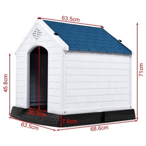 Yüksek kaliteli lüks eko dostu Pet kedi evi plastik açık köpek evi - Product Image 5