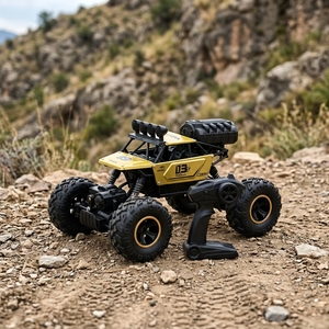 Voiture télécommandée tout-terrain 4x4 RC Rock Crawler 1:16 en alliage métallique, véhicule électrique jouet pour intérieur et extérieur - Product Image 3