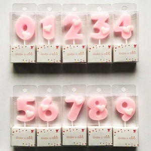 Craft Verjaardag Nummer Kaars Party Cake Kaars 0-9 Nummer - Product Image 6