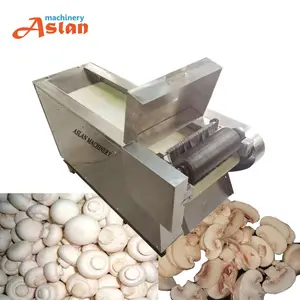 Shii-almak mantar dilimleri kesme makinası/saman mantarı dilimleyici/mantar dilimleme makinesi
