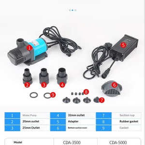 Pompe submersible <span class=keywords><strong>SunSun</strong></span> série CD 24V basse tension en plastique écologique, sûre, étanche et efficace pour la circulation de l'eau d'aquarium - Product Image 4