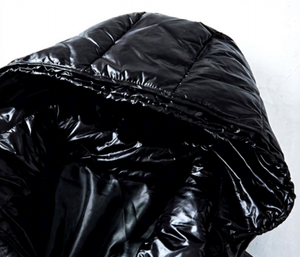 Veste matelassée à capuche pour homme, imperméable, rembourrée de duvet, fermeture éclair, couleur unie, vêtement d'hiver décontracté, coupe classique - Product Image 5