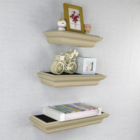 Étagère murale flottante en bois avec éclairage LED, 16/24 pouces, offre spéciale