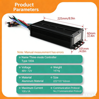 Kits de conversion de roue de vélo électrique de haute qualité 52V 60V 72V 2000W 3000W avec écran LCD pour VTT 26 27,5 29 pouces