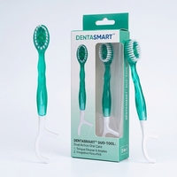 Brosse à dents à billes aromatisées, sans eau, sans dentifrice, jetable, pré-encollées, pour l'hygiène buccale en voyage et en déplacement professionnel