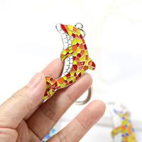 Llavero de Metal Personalizado al por Mayor, Encantadores Llaveros de Aleación de Zinc con Diseño de Criaturas Marinas, Colgante de Recuerdo, Accesorio para Bolsos, Anillo para Llaves