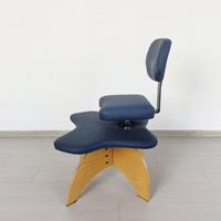 Tabouret de Yoga Moderne Ergonomique à Jambes Croisées avec Dossier Confortable Bureau Assis pendant de Longues Heures Sans Fatigue pour la Méditation