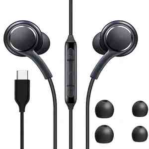 Écouteurs intra-auriculaires filaires <span class=keywords><strong>USB</strong></span>-<span class=keywords><strong>C</strong></span> en gros avec micro et contrôle du volume pour <span class=keywords><strong>Samsung</strong></span> Note 10 S20 S22 S21 <span class=keywords><strong>AKG</strong></span> - Product Image 1