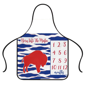 Delantal de Fútbol Americano Personalizado de Poliéster de Alta Calidad de los Buffalo Bills, Color Rojo, Azul y Blanco, Regalo para Fanáticos del Fútbol Americano, para Asar a la Parrilla y Cocinar - Product Image 4