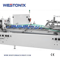 Machine d'emballage de boîtes à fond verrouillable à colle thermofusible haute précision et haute productivité WESTONIX modèle 1250