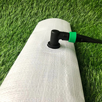 Tuyau d'eau principal pré-perforé tissé en PE tuyau d'irrigation goutte à goutte tuyau d'eau agricole anti-fuite durable résistant aux UV