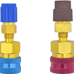 R1234YF To R134A Refrigerant <b>Quick</b> Coupling <b>Connector</b> High And Low Pressure Zinc Alloy Automotive Air Conditioning Parts - Product Image 1