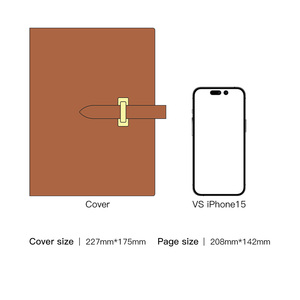 Carpeta de anillas A5 personalizada de primera calidad, cuaderno de cuero PU de tapa dura, planificador de negocios, diarios, juego de caja de regalo para mujer con logotipo personalizado - Product Image 2