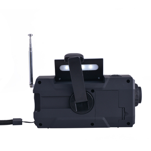 Xách Tay 2000mAh năng lượng mặt trời điện AM/FM & noaa thời tiết Crank đài phát thanh Led đèn pin emerncy đài phát thanh Màn hình hiển thị FM ban nhạc Loa sử dụng - Product Image 5