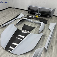 Ferrari 458 için M Tarzı Modifiye Karbon Fiber Kaporta Kiti, Ön ve Arka Tamponlar, Çamurluklar, Yan Marşpiyeller, Motor Kaputu