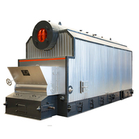 Chaudière à vapeur industrielle automatique à tubes horizontaux SZL de 5 tonnes et 1,25 Mpa, alimentée au charbon, à biomasse, à copeaux de bois et à granulés, pour l'énergie thermique