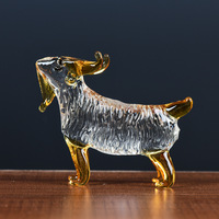 Ornement de voiture artisanal en cristal, collection animaux du zodiaque : Rat, Bœuf, Tigre, Lapin, Dragon, Serpent, Cheval, Mouton, Singe, Coq, Chien, Cochon