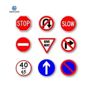 Custom Factory Price Traffic Warning Products Aluminum Metal Sign Custom Safety Signs Standard Traffic Signs