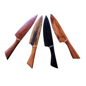 Couteaux en bois biodégradables en vrac pour pique-nique, camping et fournitures de restauration - Product Image 1