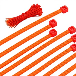 Hongchang Automation Orange Plastic Cable Ties Injection Molded <b>Secure</b> Fastening Straps - Product Image 1