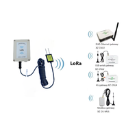 Capteur d'humidité du sol LoRa pour l'agriculture intelligente, indice de protection IP67, portée de 3 km, technologie TDR, sonde de 5 m, alimentation par batterie de grande capacité