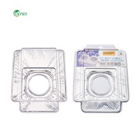 Housses/Protections jetables en aluminium pour brûleurs à gaz de cuisinière