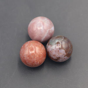 Cuentas de bola de piedra natural unisex de 20mm, esfera redonda de piedras preciosas DIY sin agujero - Product Image 5