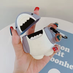 Vente flash - <span class=keywords><strong>Coque</strong></span> en silicone souple 3D avec personnages de dessins animés mignons pour Airpod standard pour étui Apple <span class=keywords><strong>Airpods</strong></span> - Housse de protection 3D de dessin animé - Product Image 3