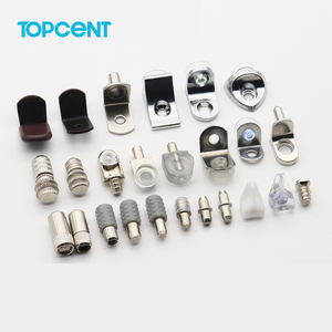Soportes para Estantes TOPCENT, Kit de Soportes para Estantes de Gabinete Niquelados, Pasadores para Estantes, Soportes para Librerías - Product Image 2
