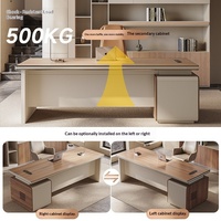 Bureau de direction en bois, table d'appoint, petit, simple, minimaliste, moderne, pour bureau
