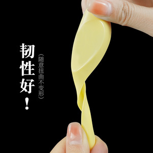 Disposable <b>Plastic</b> Spoon Set For Catering Takeout Fast Food Use <b>Transparent</b> Large Small Soup Spoon With Good Toughness - Product Image 1